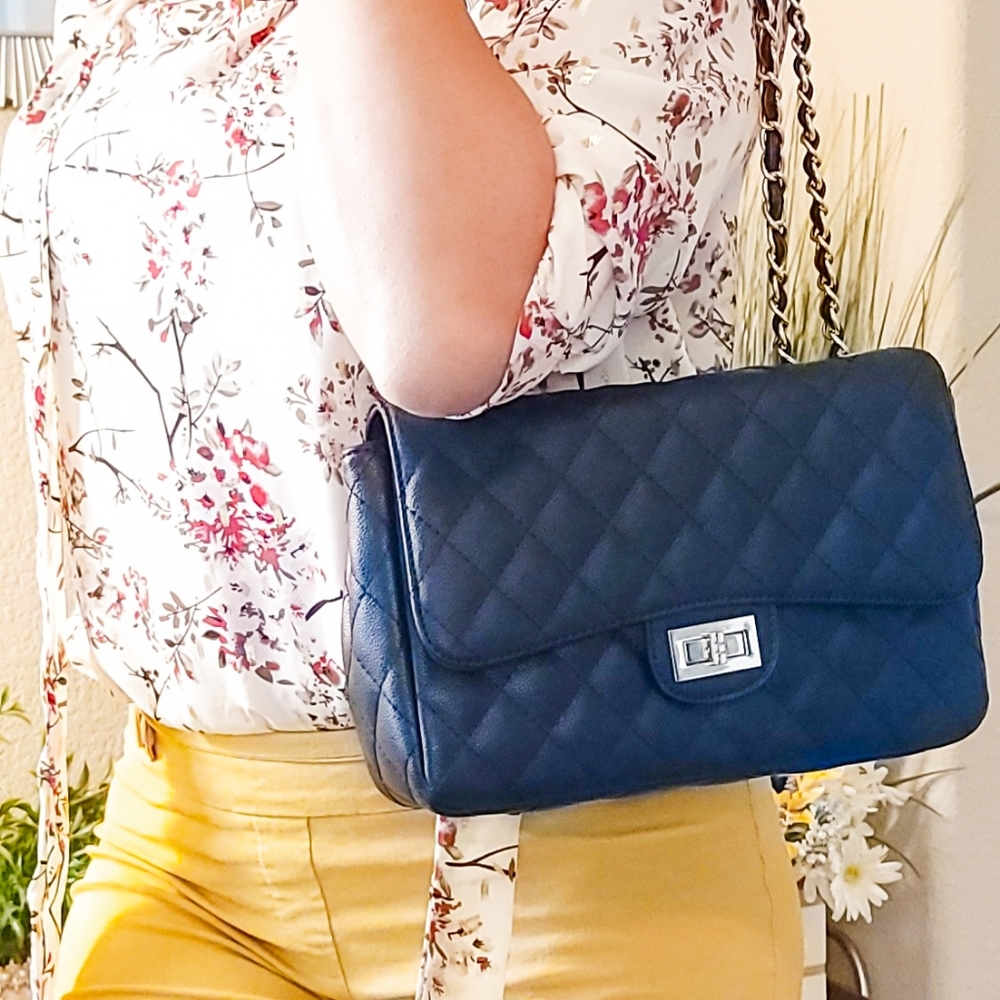 Isabelle Quilted Medium Handbag - Picture 2 of 7